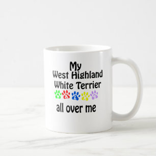 West Highland White Terrier Wandelingen Ontwerp Koffiemok