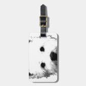 West Highland White Terrier Westie Dog Afbeelding Bagagelabel (Voorkant verticaal)