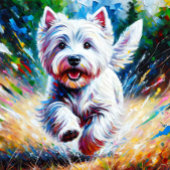West Highland White Terrier "Westie" Hond Portret Legpuzzel
