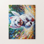 West Highland White Terrier "Westie" Hond Portret Legpuzzel (Verticaal)