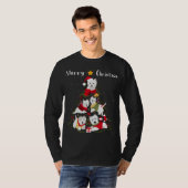 West Highland White Terrier Westie - kerstboom T-shirt (Voorkant volledig)