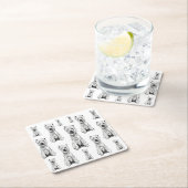 WEST HIGHLAND WHITE TERRIER. "WESTY" PATTERN KARTONNEN ONDERZETTERS (Insitu)