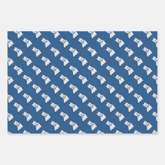 West HIghland White Terrier Wrapping Paper (Voorkant)