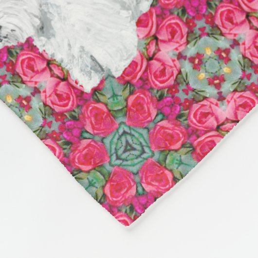 West Highland White Terriers Fleece Deken (Hoek)