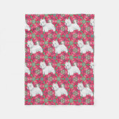 West Highland White Terriers Fleece Deken (Voorkant)