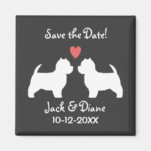 West Highland White Terriers Huwelijksdata Magneet