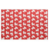 West Highland White Terriers Kerstmis Stof (Fat Quarter)