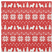 West Highland White Terriers Kerstmis Stof (Swatch)