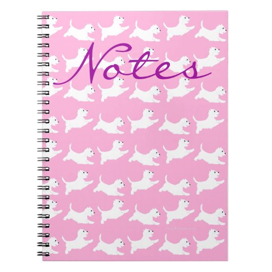 West Highland White Terriers Notitieboek (Voorkant)