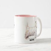 West Highland White Terriers Tweekleurige Koffiemok (Voorkant rechts)