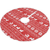 West Highland White Terriers Westie Dogs Holiday B Kerstboom Rok (Gekanteld)