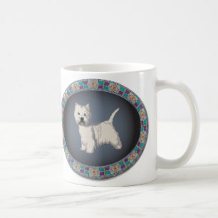 West Highland WhiteTerrier-mok Koffiemok