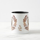 West Highland Witte Terriër Hond Herfst krans Mok (Midden)