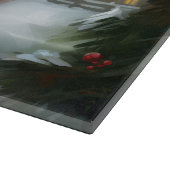 West Highland Witte Terriër Hond in Sneeuw Kerstmi Snijplank (Hoek)