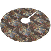 West Highland Witte Terriër Hond Kerstfeest Kerstboom Rok (Gekanteld)