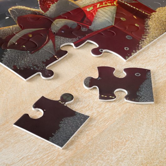 West Highland Witte Terriër Hond Kerstfeest Legpuzzel (Zijkant)