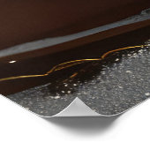 West Highland Witte Terriër Hond Kerstfeest Poster (Hoek)