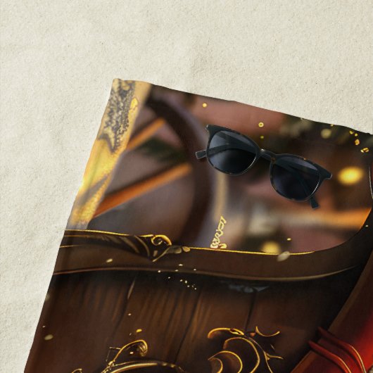 West Highland Witte Terriër Hond Kerstfeest Strandlaken (In situ)