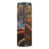 West Highland Witte Terriër Hond Kerstfeest Thermosbeker (Achterkant)