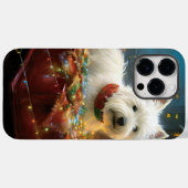 West Highland Witte Terriër Kerstfeest Case-Mate iPhone Case (Achterkant (horizontaal))