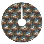 West Highland Witte Terriër Kerstfeest Kerstboom Rok (Voorkant)