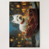 West Highland Witte Terriër Kerstfeest Legpuzzel (Verticaal)