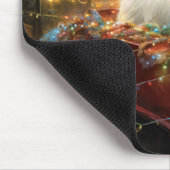 West Highland Witte Terriër Kerstfeest Muismat (Hoek)