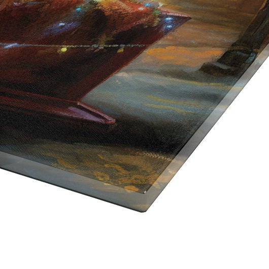 West Highland Witte Terriër Kerstfeest Snijplank (Hoek)