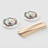 West Highland Witte Terriër Kerstkrans Handwaaier (Niet-gemonteerd)