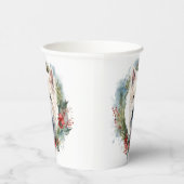 West Highland Witte Terriër Kerstkrans Papieren Bekers (Rechts)