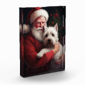 West Highland Witte Terriër Kerstmis Fotoblokken (Links)