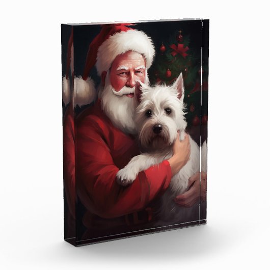 West Highland Witte Terriër Kerstmis Fotoblokken (Links)