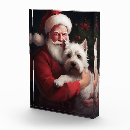 West Highland Witte Terriër Kerstmis Fotoblokken (Rechts)