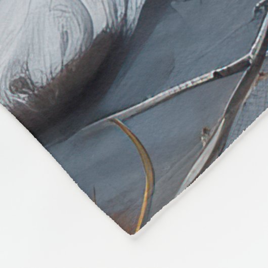 West Highland Witte Terriër Pompoen Halloween Fleece Deken (Hoek)