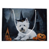 West Highland Witte Terriër Pompoen Halloween Groot Cadeauzakje (Achterkant)