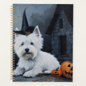 West Highland Witte Terriër Pompoen Halloween Planner (Voorkant)