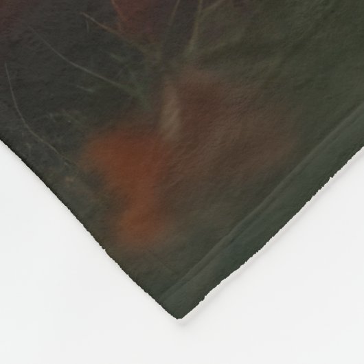 West Highland Witte Terriër Puppy Herfst Pompoen Fleece Deken (Hoek)