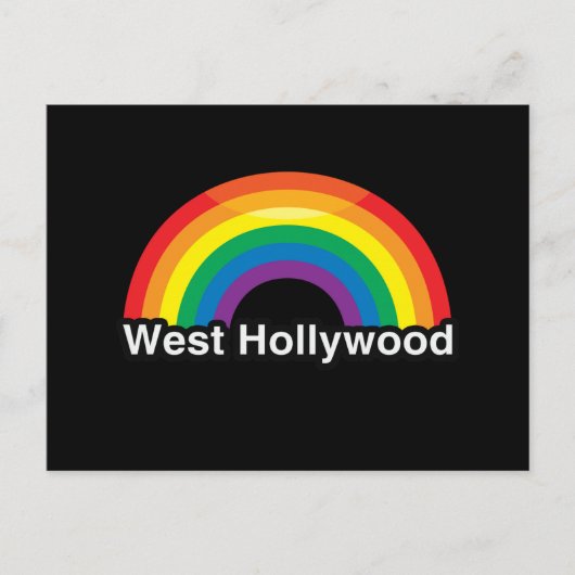 WEST HOLLYWOOD BRIEFKAART (Voorkant)