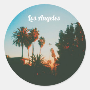 West Hollywood, Los Angeles, Californië Ronde Sticker