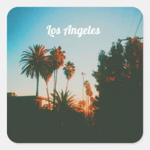 West Hollywood, Los Angeles, Californië Vierkante Sticker