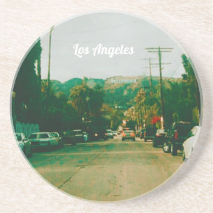 West Hollywood, Los Angeles, Californië Zandsteen Onderzetter
