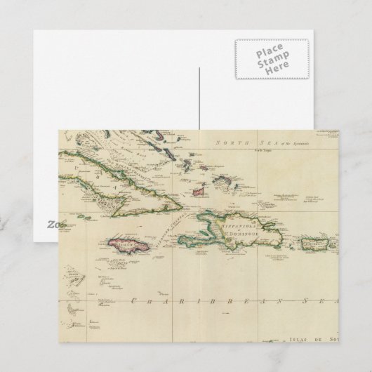 West-India Eilanden 2 Briefkaart (Voorkant / Achterkant)