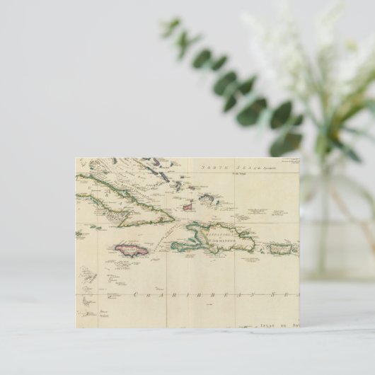 West-India Eilanden 2 Briefkaart (Staand voorkant)