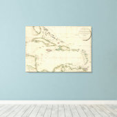 West-India Eilanden 2 Canvas Afdruk (Insitu (Houten vloer))