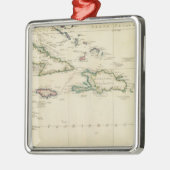 West-India Eilanden 2 Metalen Ornament (Links)