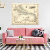 West-India Eilanden 3 Canvas Afdruk (Insitu (Woonkamer))