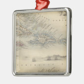 West-India Eilanden 3 Metalen Ornament (Links)