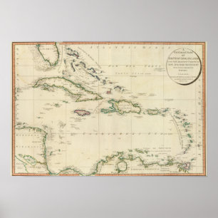 West-India Eilanden 3 Poster