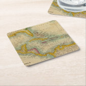 West-India Kartonnen Onderzetters (Schuin)