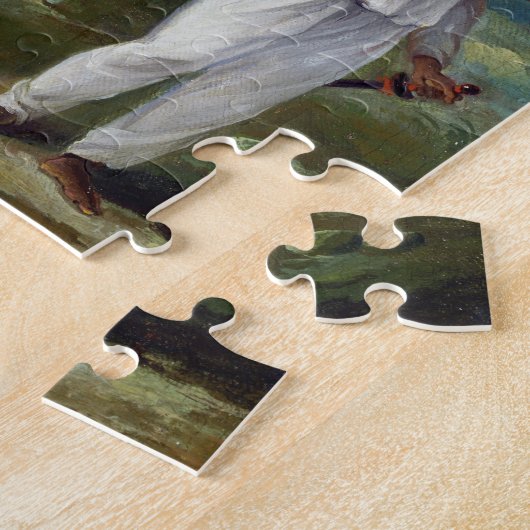 West-Indiaas Man van Kleur, richtend twee Carib Wo Legpuzzel (Zijkant)